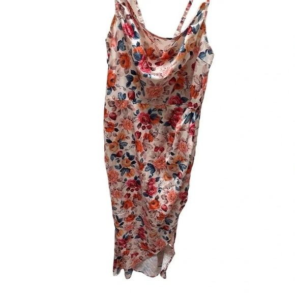 SHEIN Women's Floral Print Spaghetti Strap Midi Dress Multicolor L - Picture 8 of 16